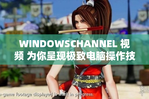 WINDOWSCHANNEL 视频 为你呈现极致电脑操作技巧