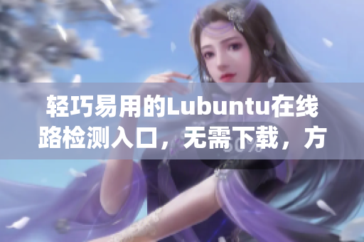 轻巧易用的Lubuntu在线路检测入口，无需下载，方便实用(1)