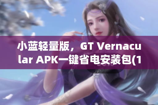 小蓝轻量版，GT Vernacular APK一键省电安装包(1)