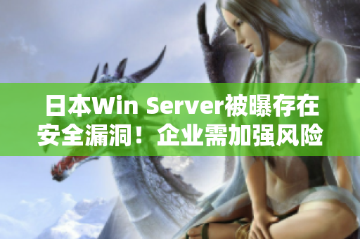 日本Win Server被曝存在安全漏洞！企业需加强风险防范！