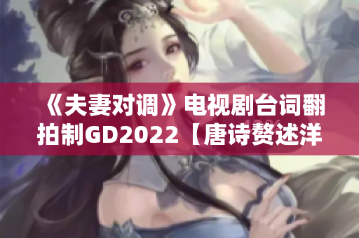 《夫妻对调》电视剧台词翻拍制GD2022【唐诗赘述洋戏】