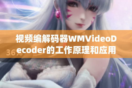 视频编解码器WMVideoDecoder的工作原理和应用介绍(1)