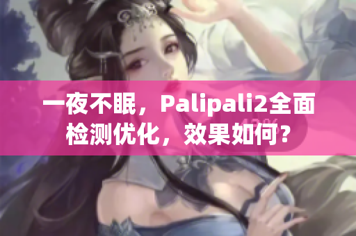 一夜不眠，Palipali2全面检测优化，效果如何？