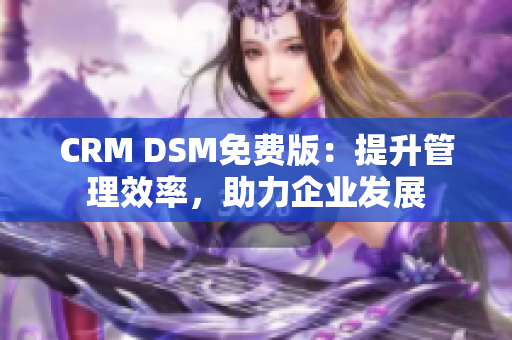 CRM DSM免费版：提升管理效率，助力企业发展